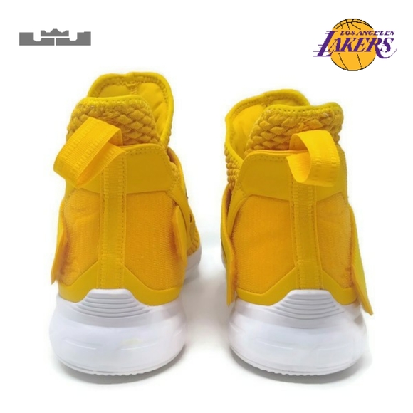 Nike Lebron Soldier XII 12 TB Promo LA Lakers Gold - Picture 7 of 8